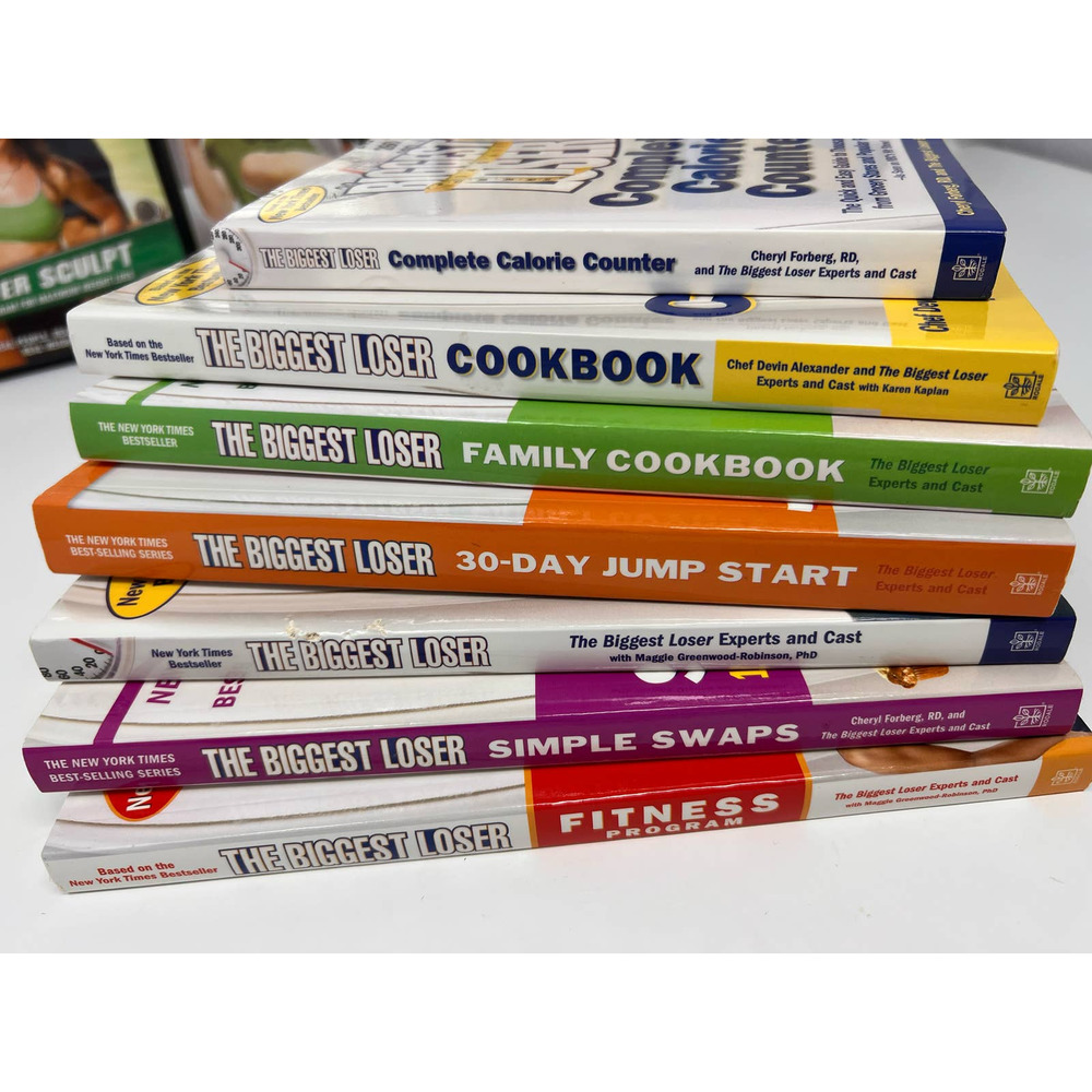 Biggest Losers Weight Loss Program Seven Books Cookbook‎ Fitness Calorie Counter